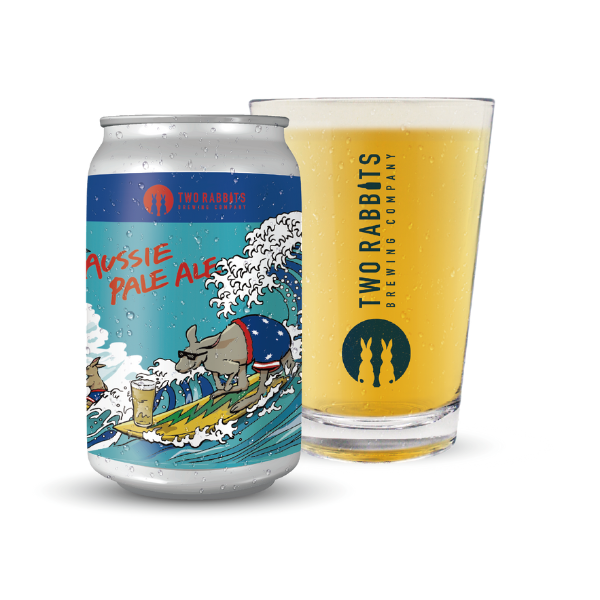TWO RABBITS BREWING COMPANY AUSSIE PALE ALE