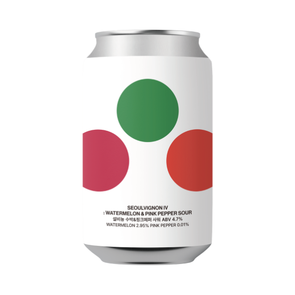 Seoul Brewery Seoulvignon IV Watermelon & Pink Pepper Sour