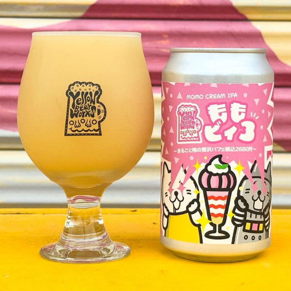 Yellow Beer Works ももビィ3 ~まるごと桃の贅沢パフェ