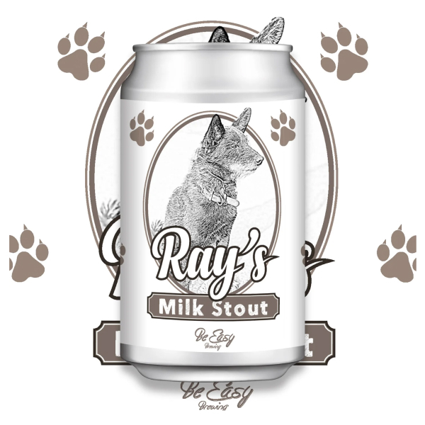 BE EASY BREWING RAYS MILK STOUT
