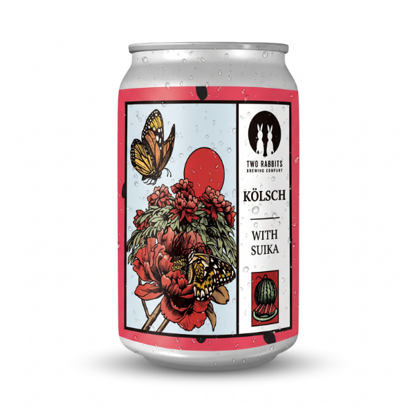 TWO RABBITS BREWING COMPANY KOLSCH WITH SUIKA
