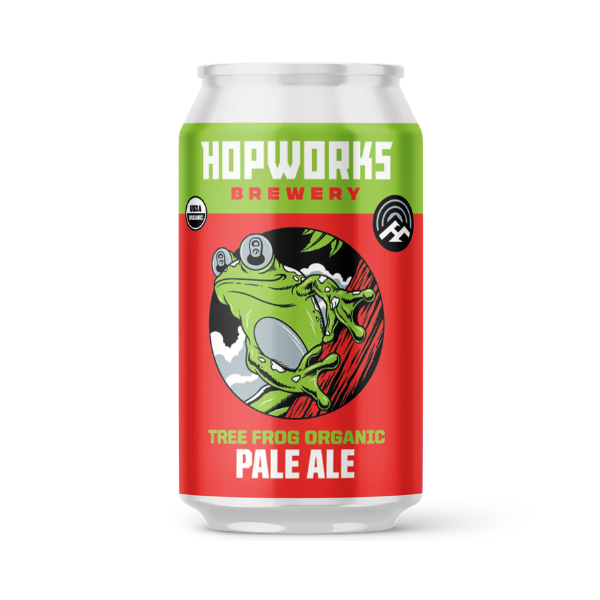 HOPWORKS URBAN BREWERY Tree Frog Organic Pale Ale