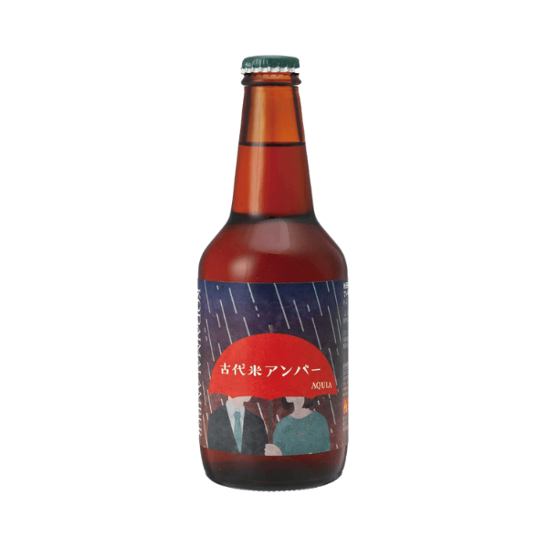 秋田あくらビール 古代米アンバー