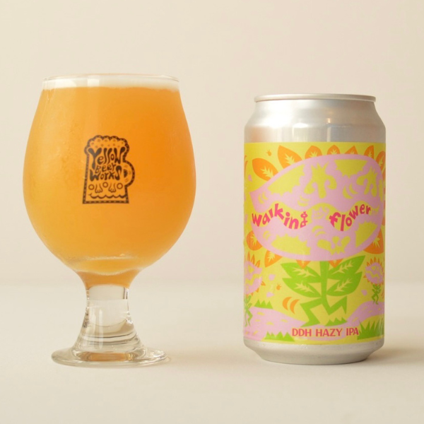 Yellow Beer Works Walking flower