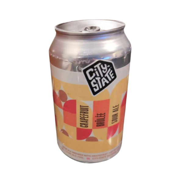 City State Brewing Company Grapefruit Brulee Sour