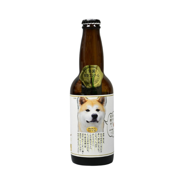 湖畔の杜ビール 秋田犬ビール