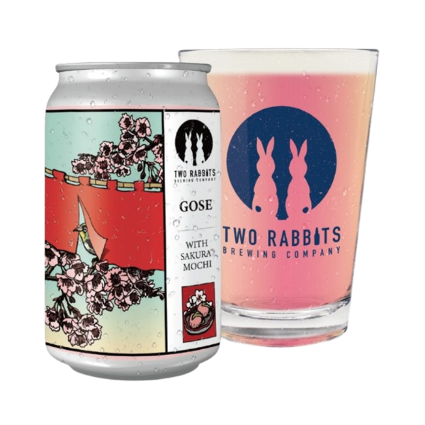 TWO RABBITS BREWING COMPANY GOSE WITH SAKURA-MOCHI