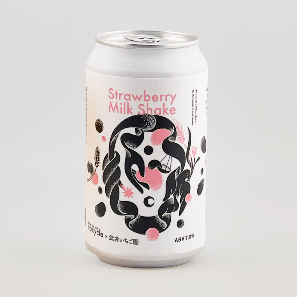Better life with upcycle Strawberry MilkShake