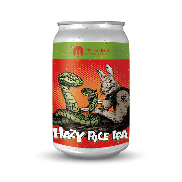 TWO RABBITS BREWING HAZY RICE IPA