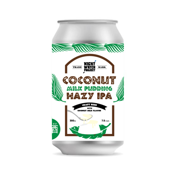 Far Yeast Brewing NIGHT WATCH PROJECT Coconut Milk Pudding Hazy IPA